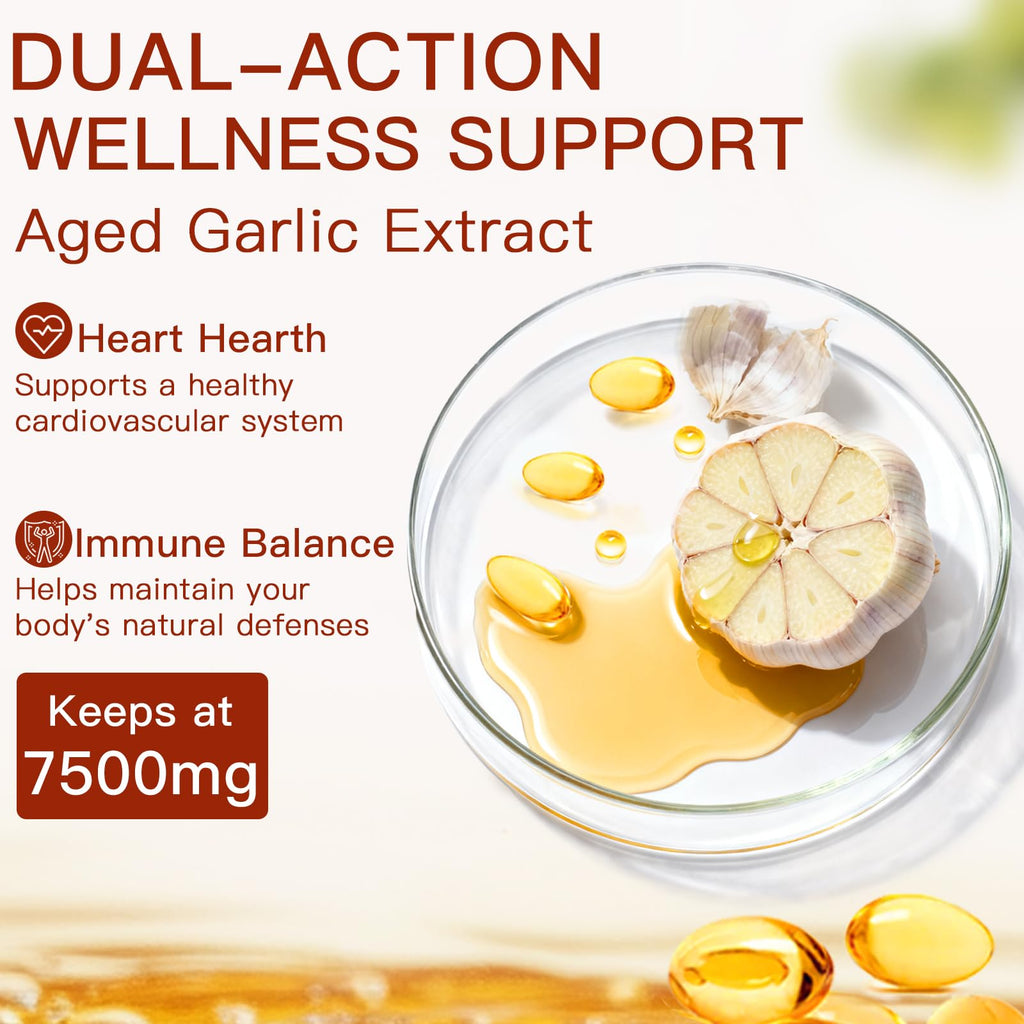 Odorless Organic Aged Garlic Extract Capsules F976769