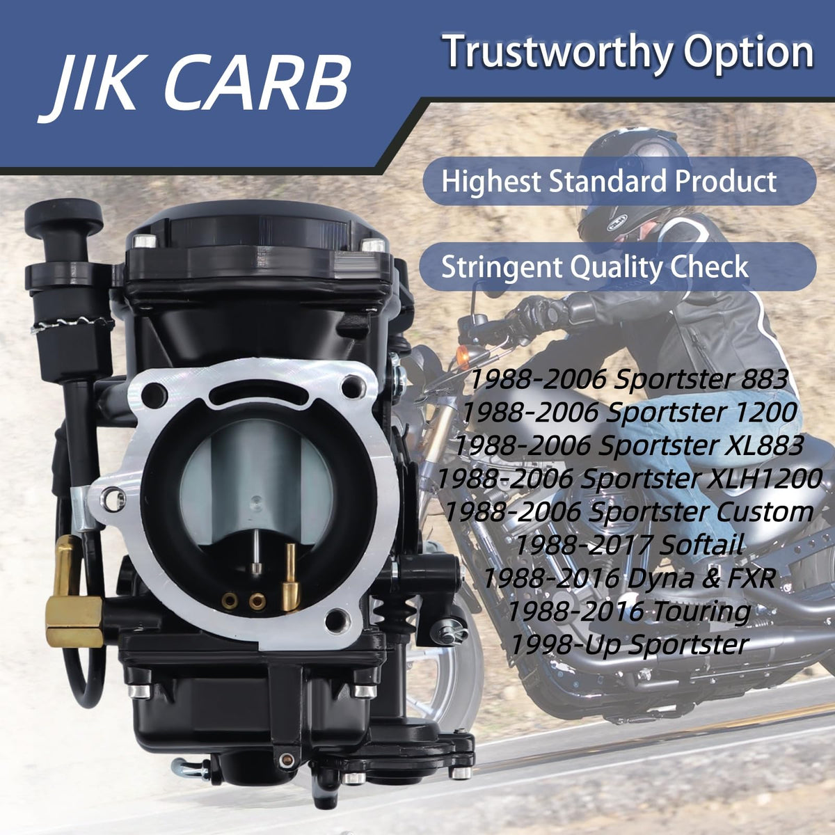 Black CV40 Carburetor U808