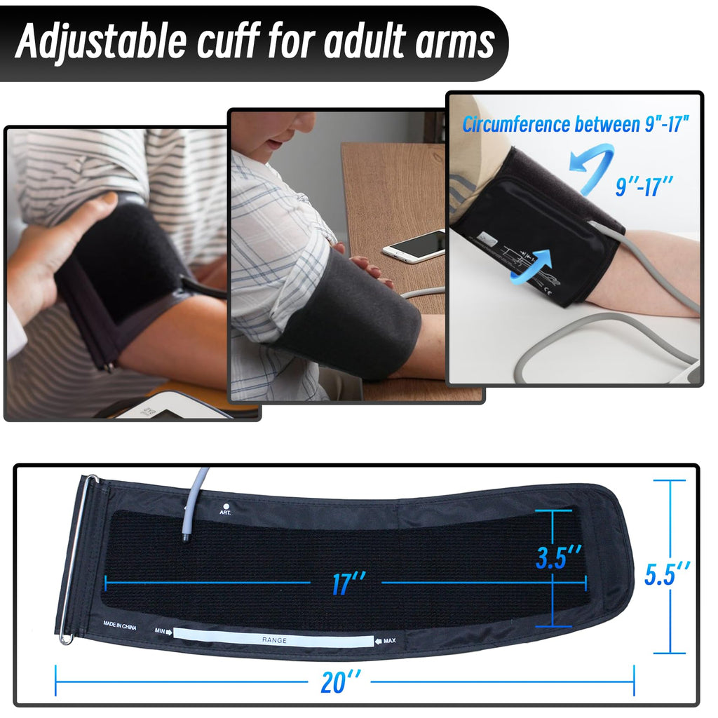 Large Blood Pressure Cuff 9"-16.5" W3814