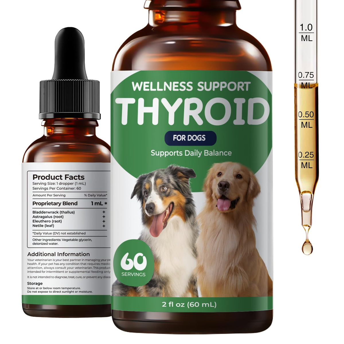 Thyroid Support Drops for Dogs V86068