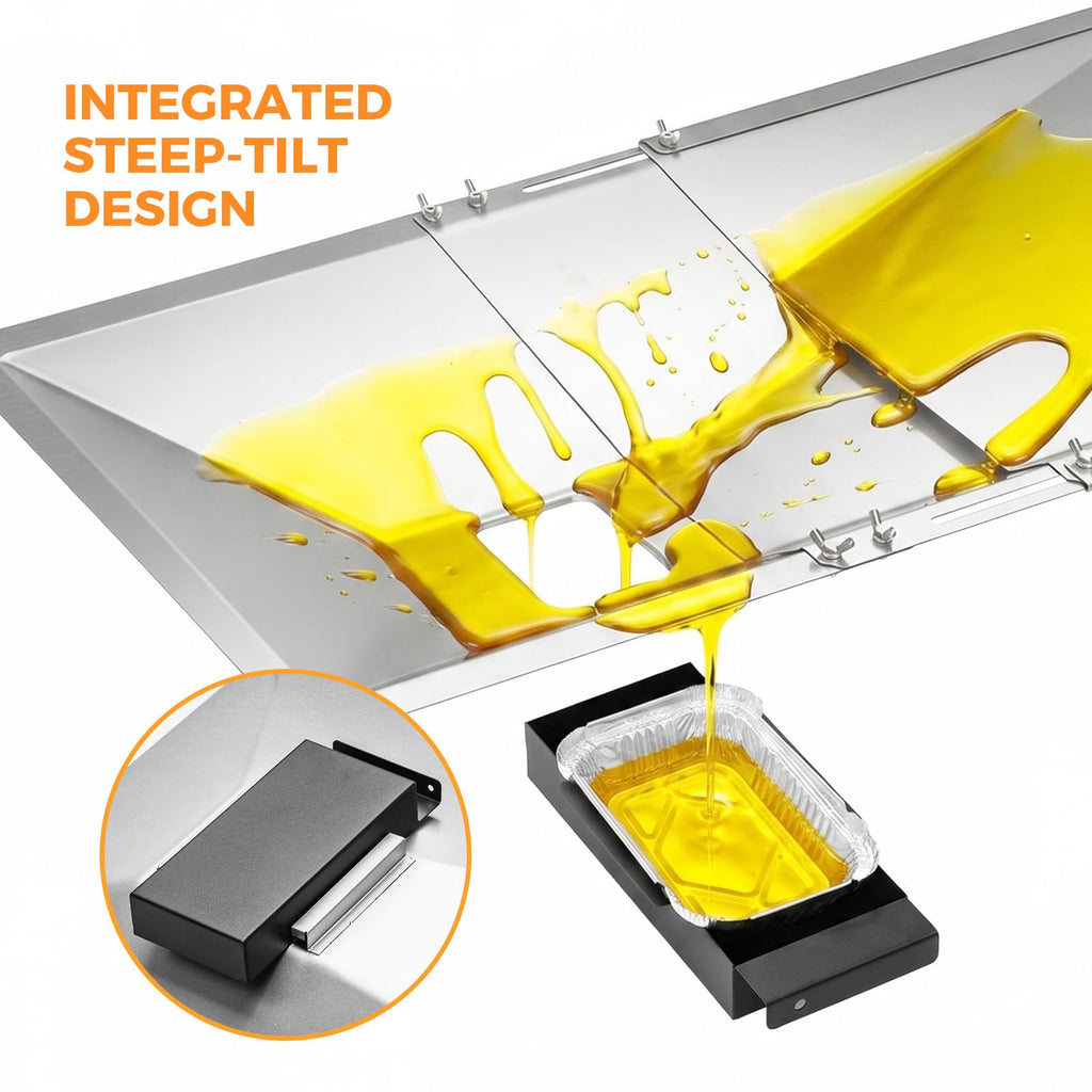 Adjustable Universal Grease Tray with Catch Pan A66508