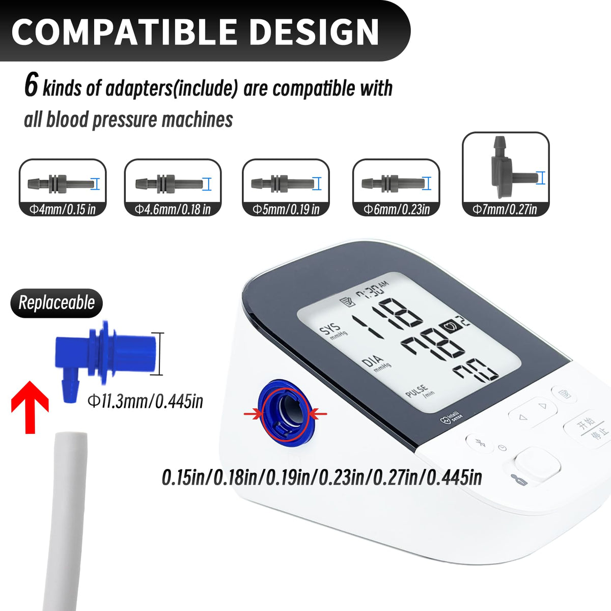 Large Blood Pressure Cuff 9"-16.5" W3814