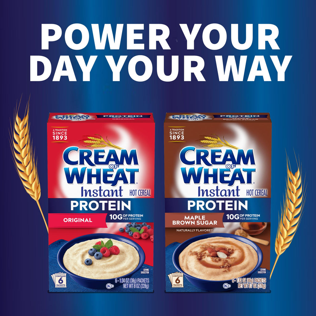 Instant High Protein Hot Cereal, Maple Brown Sugar, 12 Packets A948