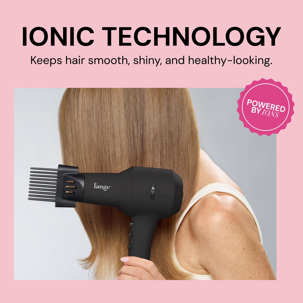 1875 Watt Ionic Hair Dryer with Diffuser & Concentrator, Black P2156