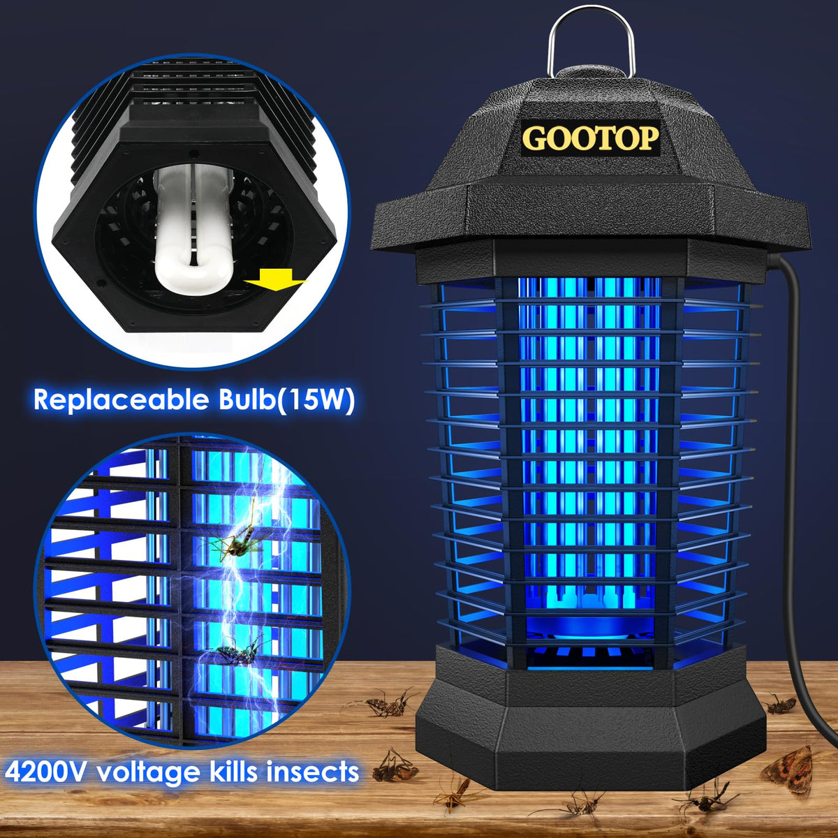 4200V Electric Bug Zapper E23845