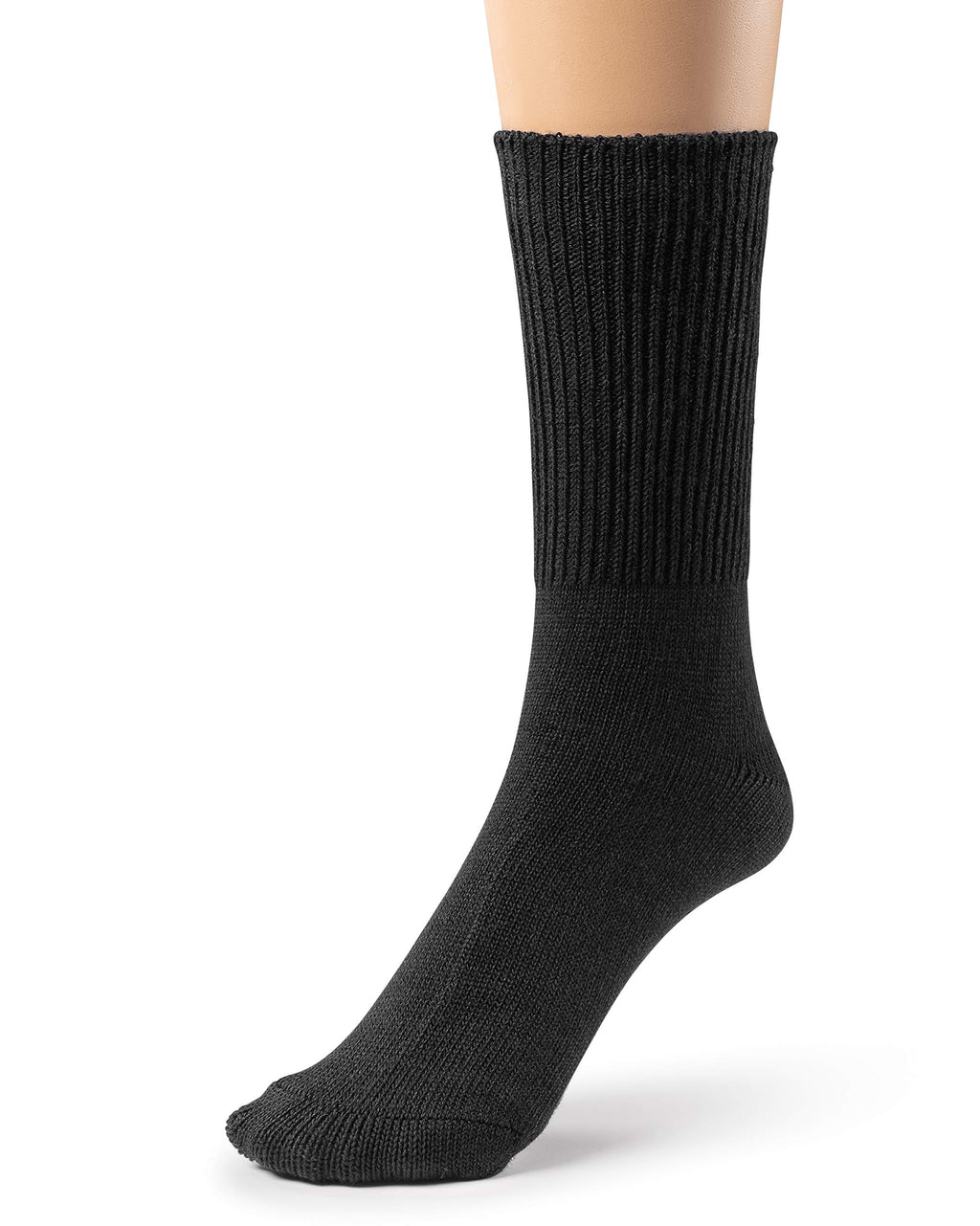 Diabetic Seamless Soft Crew Socks Bamboo Viscose P875056