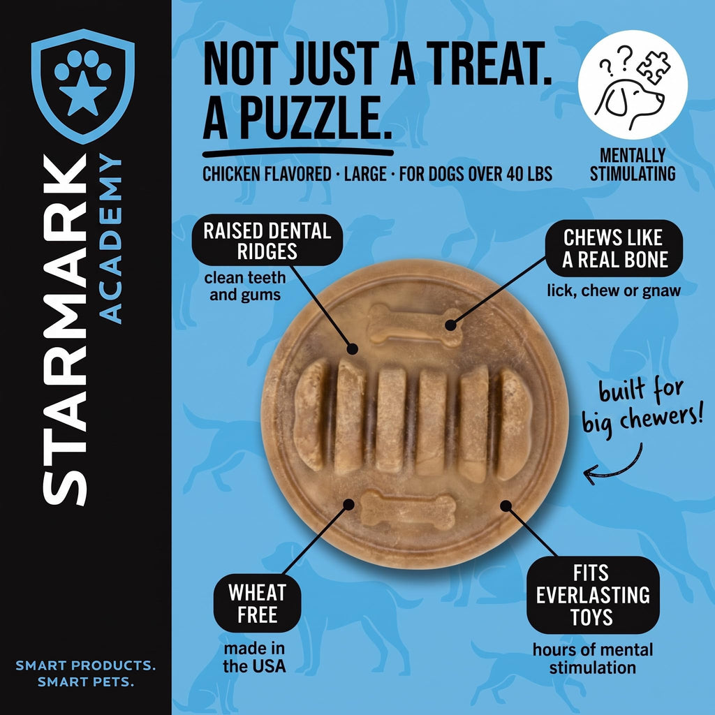 Large Chicken Flavored Dental Chews U971