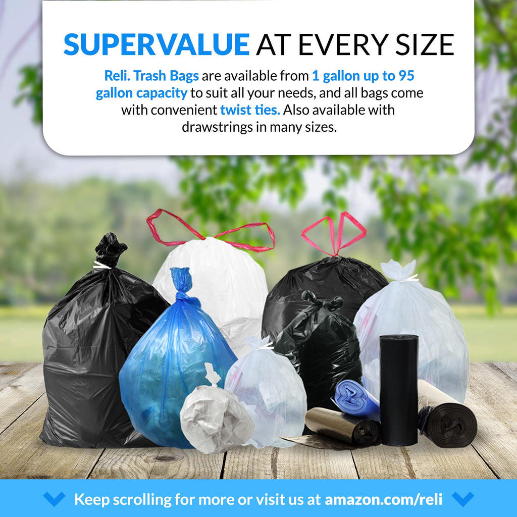 65 Gallon Heavy Duty Trash Bags B78655