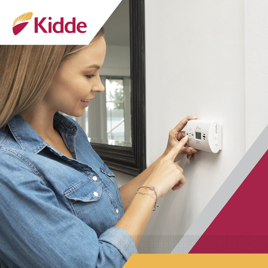 Carbon Monoxide Detector, AA Battery Powered CO Alarm R6204