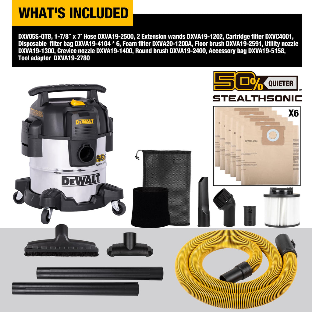 5 Gal Wet and Dry Shop Vacuum W7303