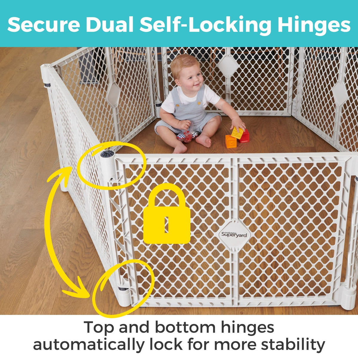 6-Panel Baby Playard M397