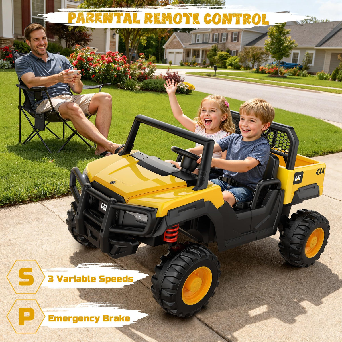 24V Ride On Toy with Dump Bed and Shovel G90412