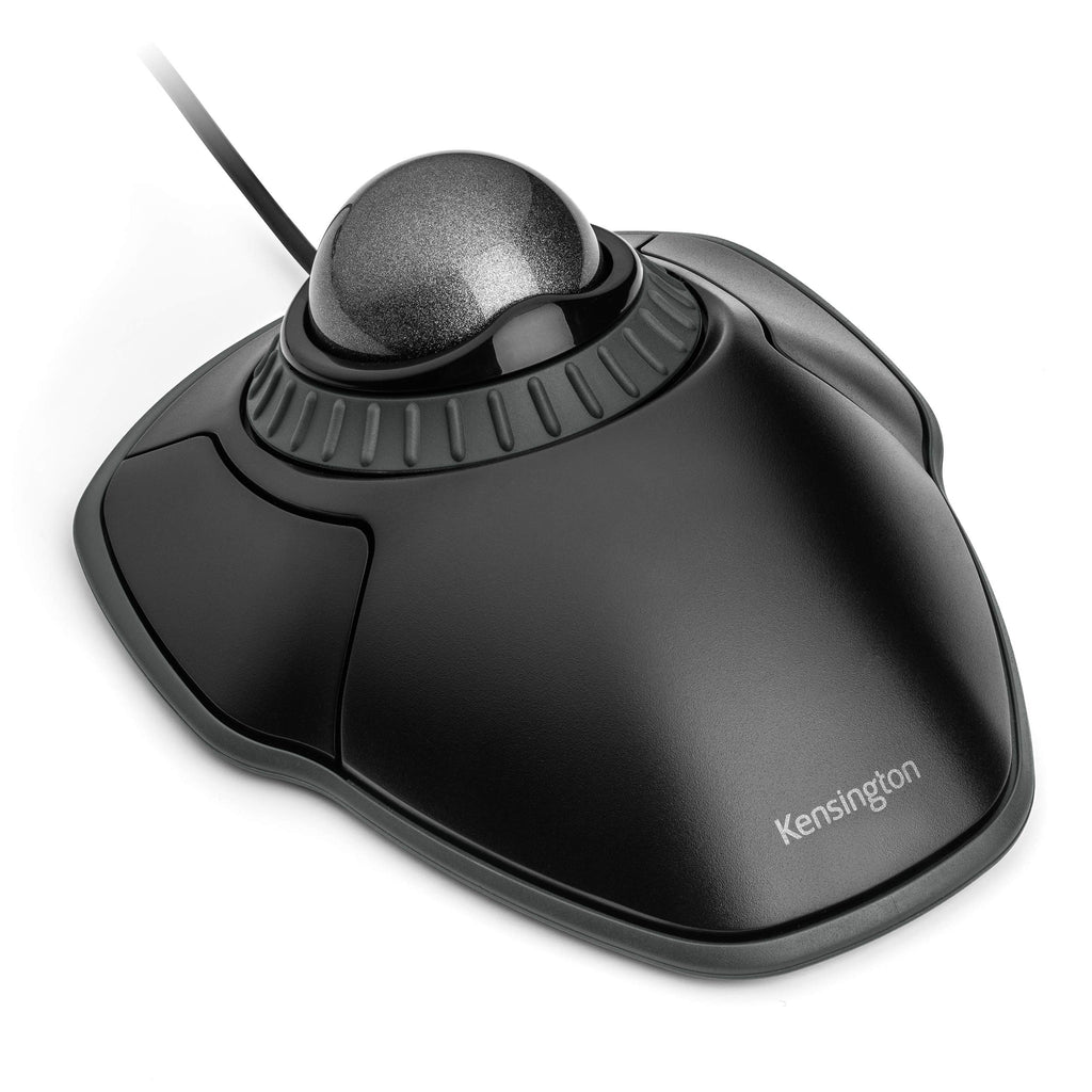 Black-Grey Trackball Mouse with Scroll Ring E614980