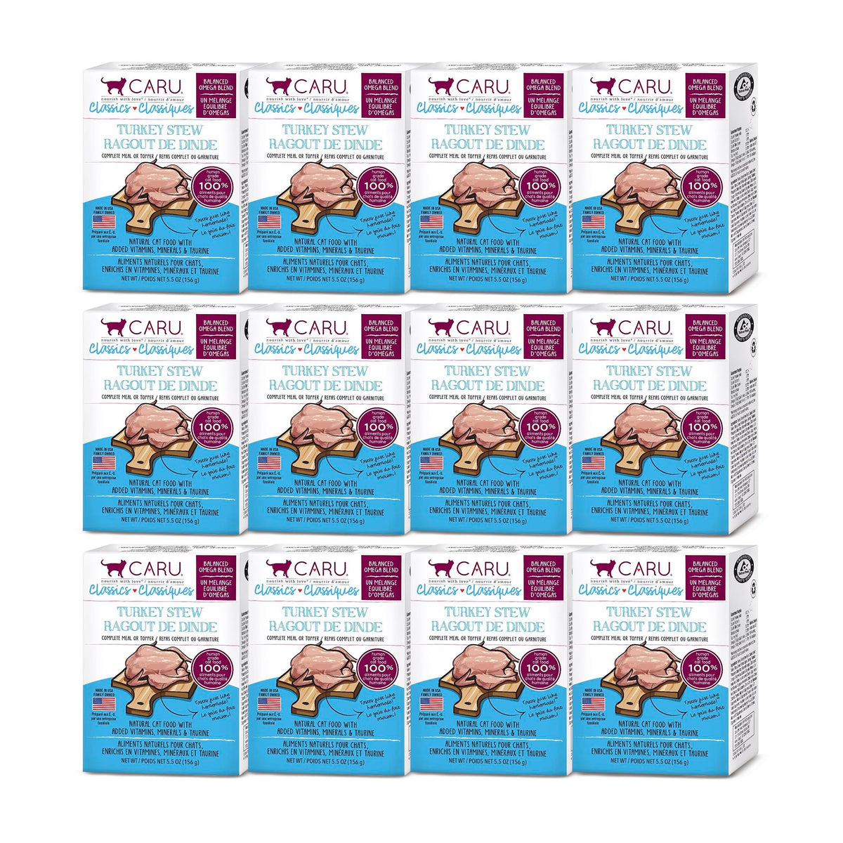 Turkey Recipe Cat Stew 5.5 oz Case of 12 U16773
