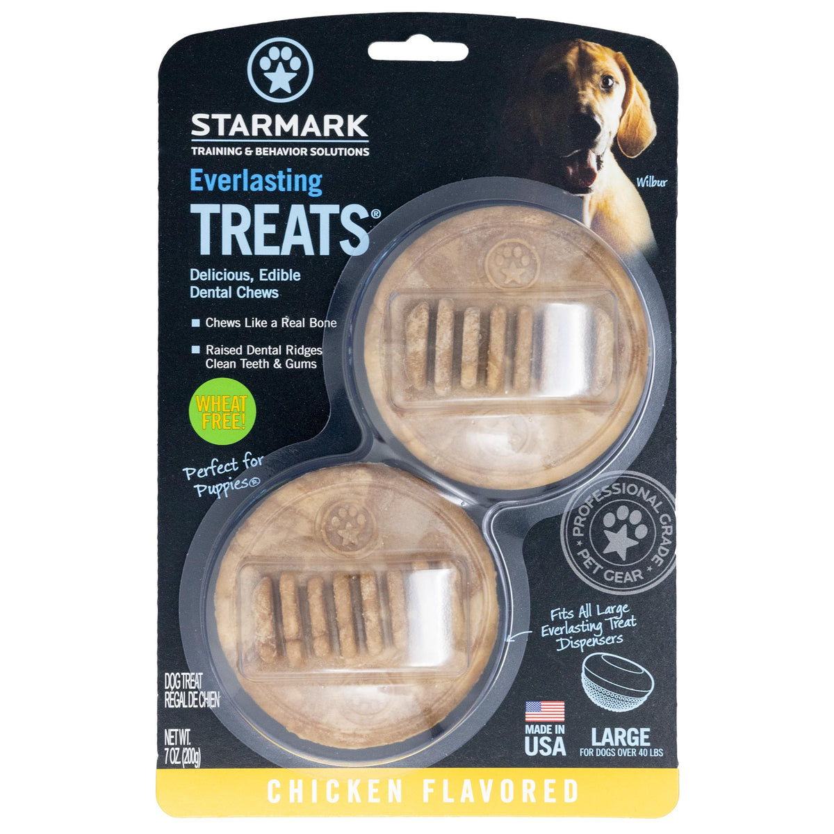Large Chicken Flavored Dental Chews U971